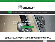 Tablet Screenshot of cerrajeriaabasat.com